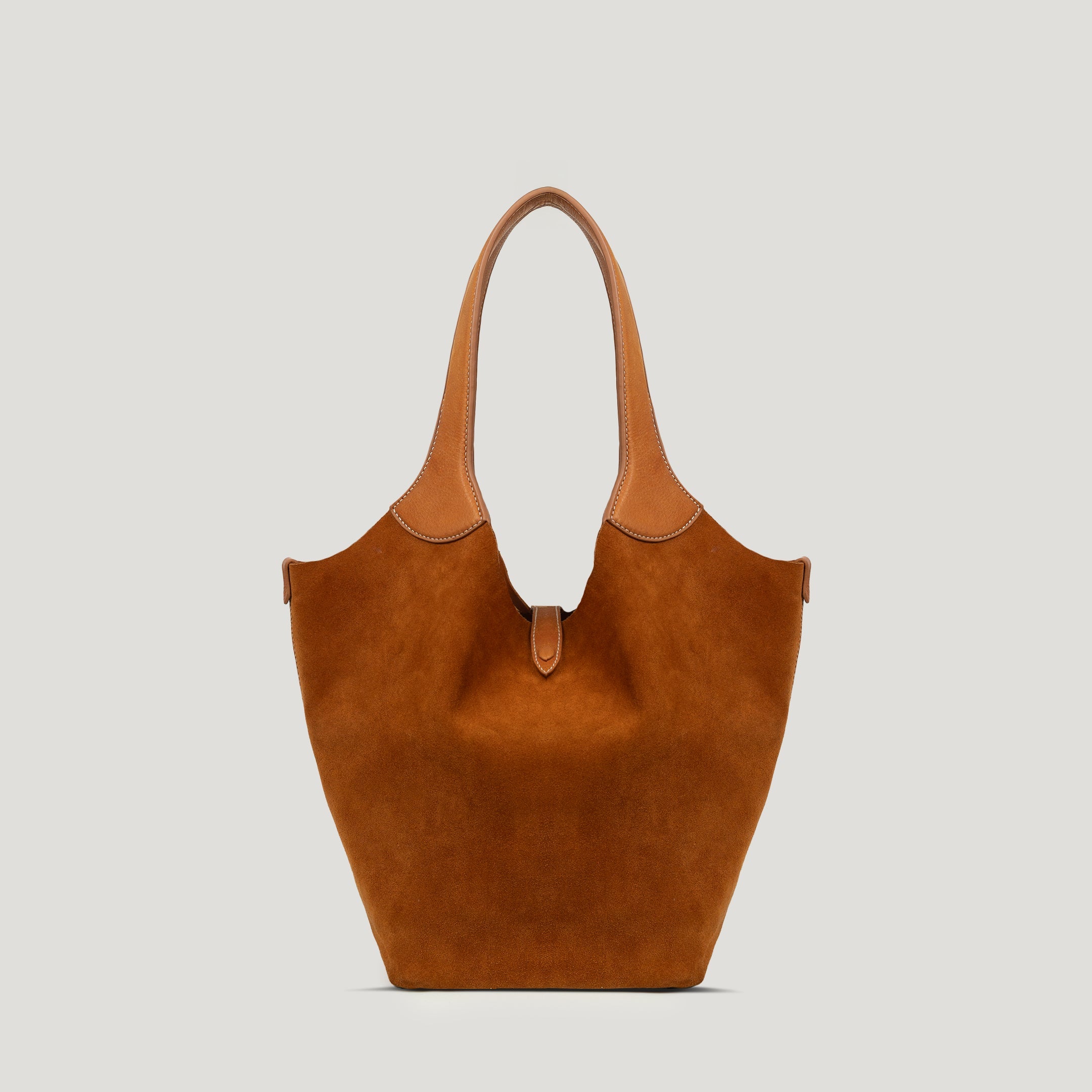 Leena Tote Bag in Suede