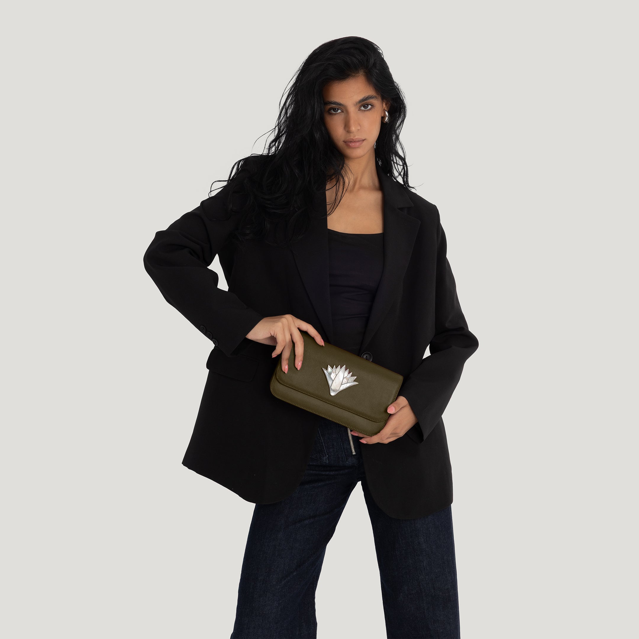 Signature Lotus in All Leather