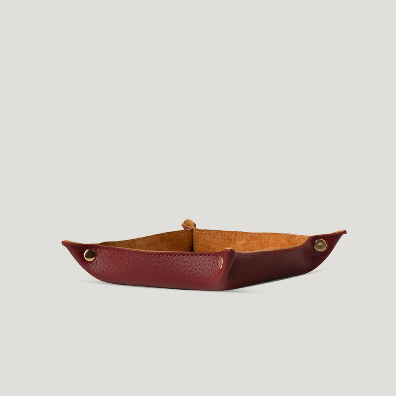 Jewllery tray holder genuine leather made in Egypt handmade by Nuniz Cairo