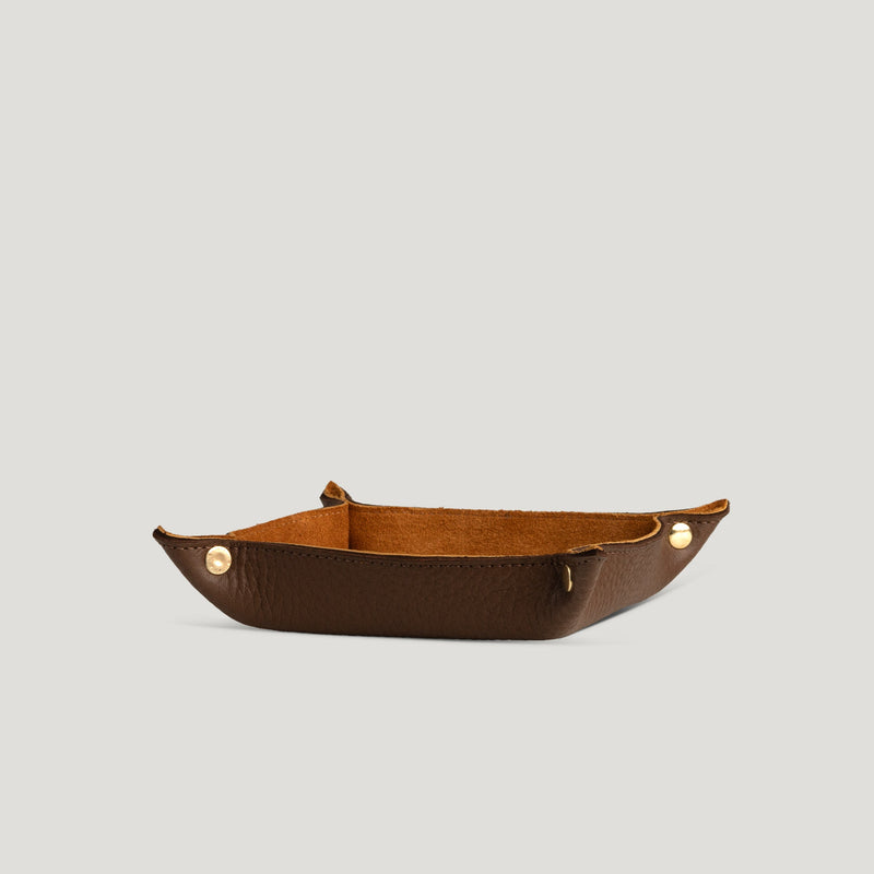 Jewllery tray holder genuine leather made in Egypt handmade by Nuniz Cairo