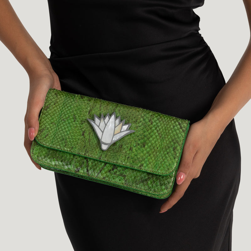 Signature Lotus in Snakeskin