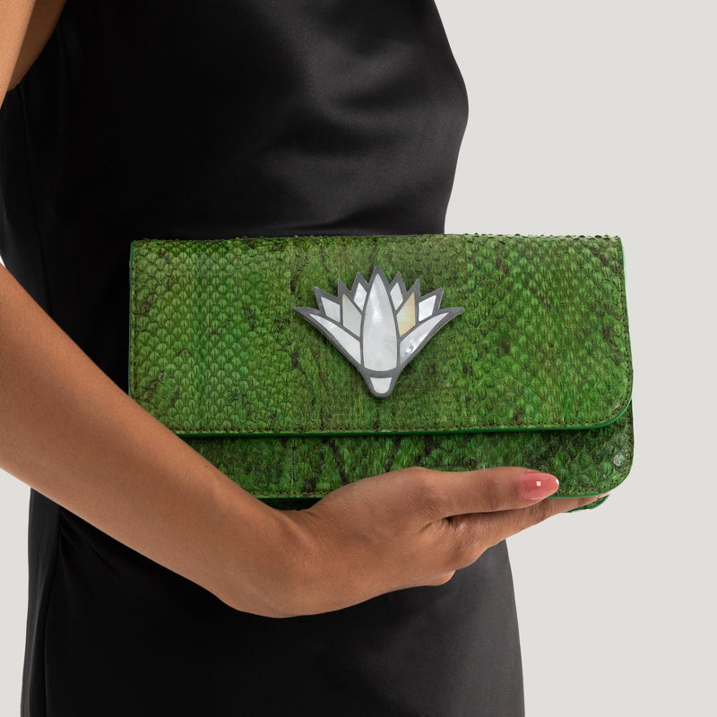 Signature Lotus in Snakeskin