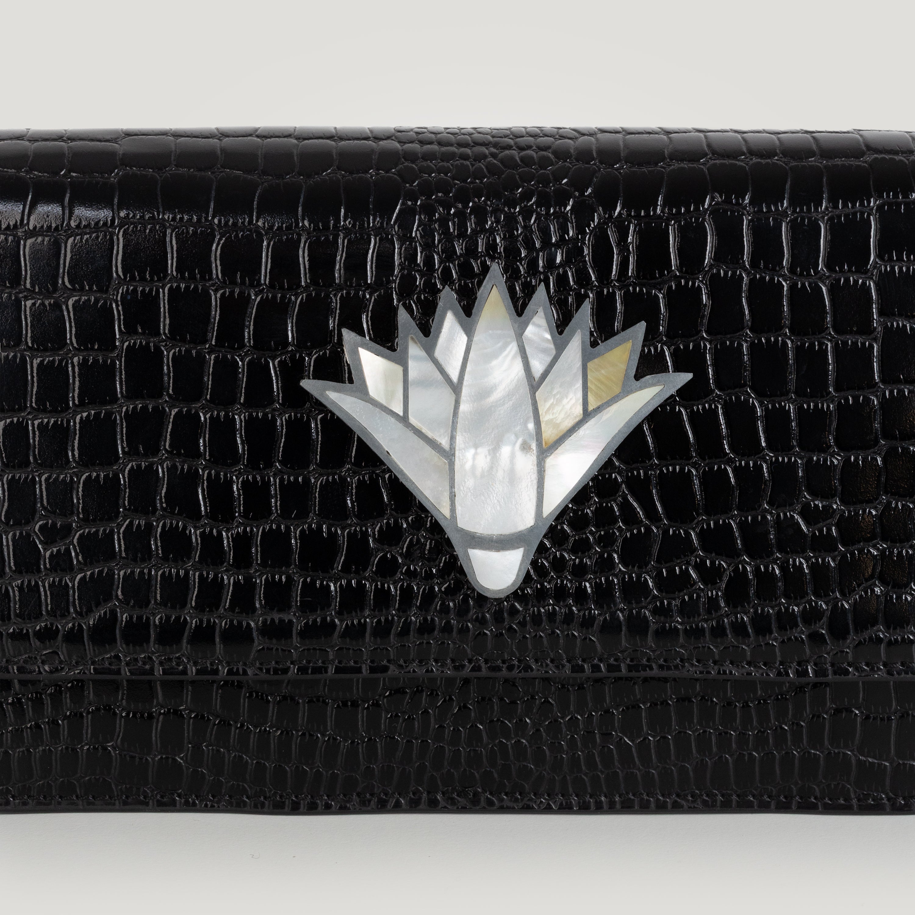 Signature Lotus in crocodile