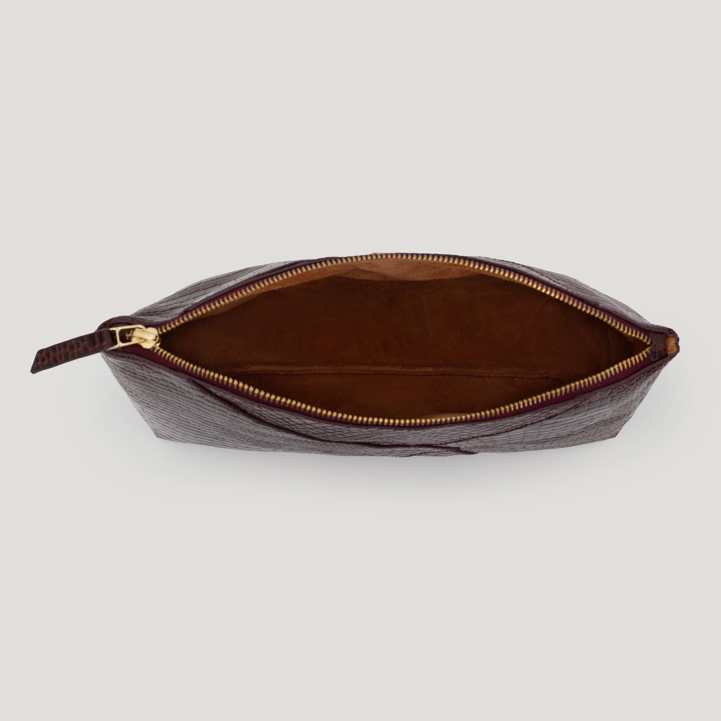 Nuniz Pouch in Crocodile