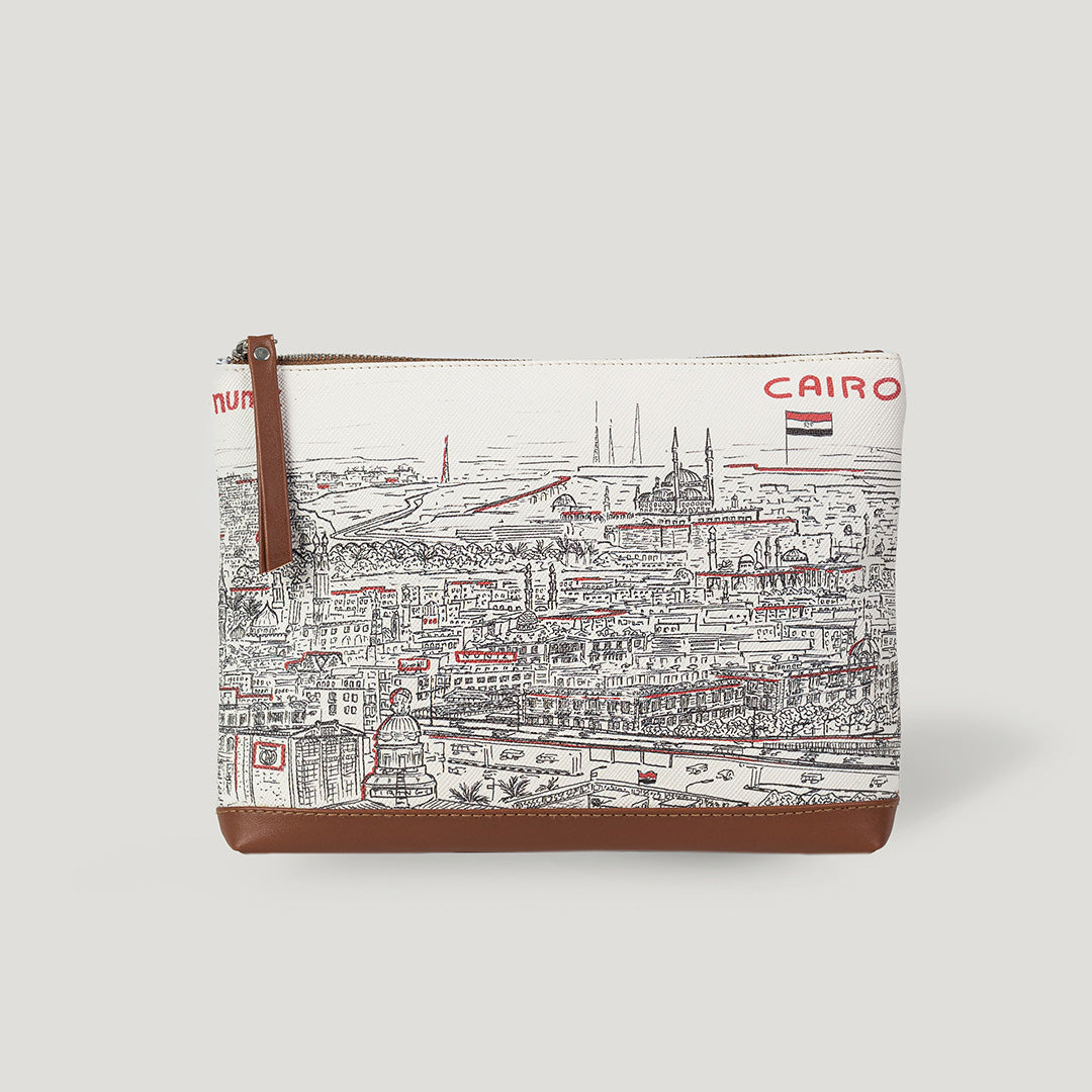 leather pouch bag cairo nuniz