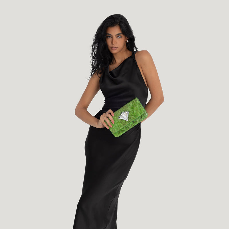 Signature Lotus in Snakeskin