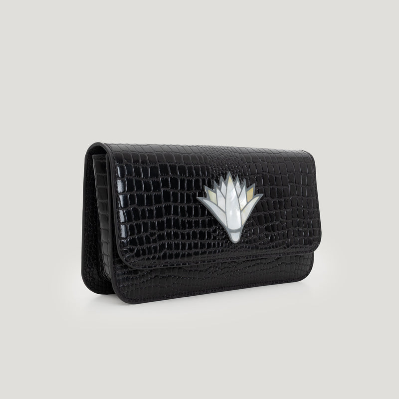 Signature Lotus in crocodile